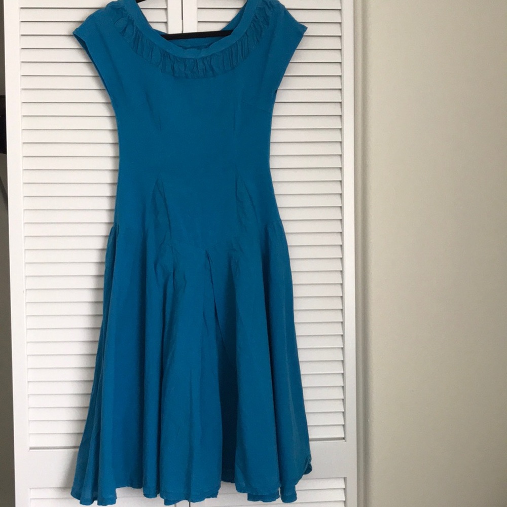 Flattering Blue Dress
